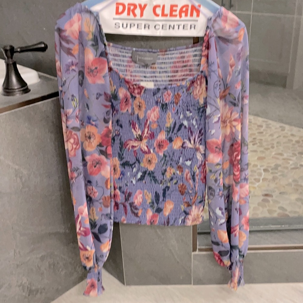 Anthro mesh top